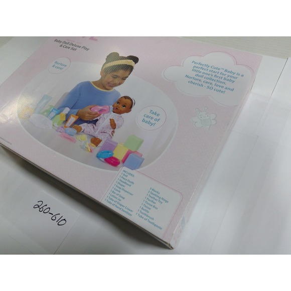 Perfectly Cute Baby Doll Deluxe Play & Care Set 24 Pieces New Nurture Toy - Picture 4 of 6